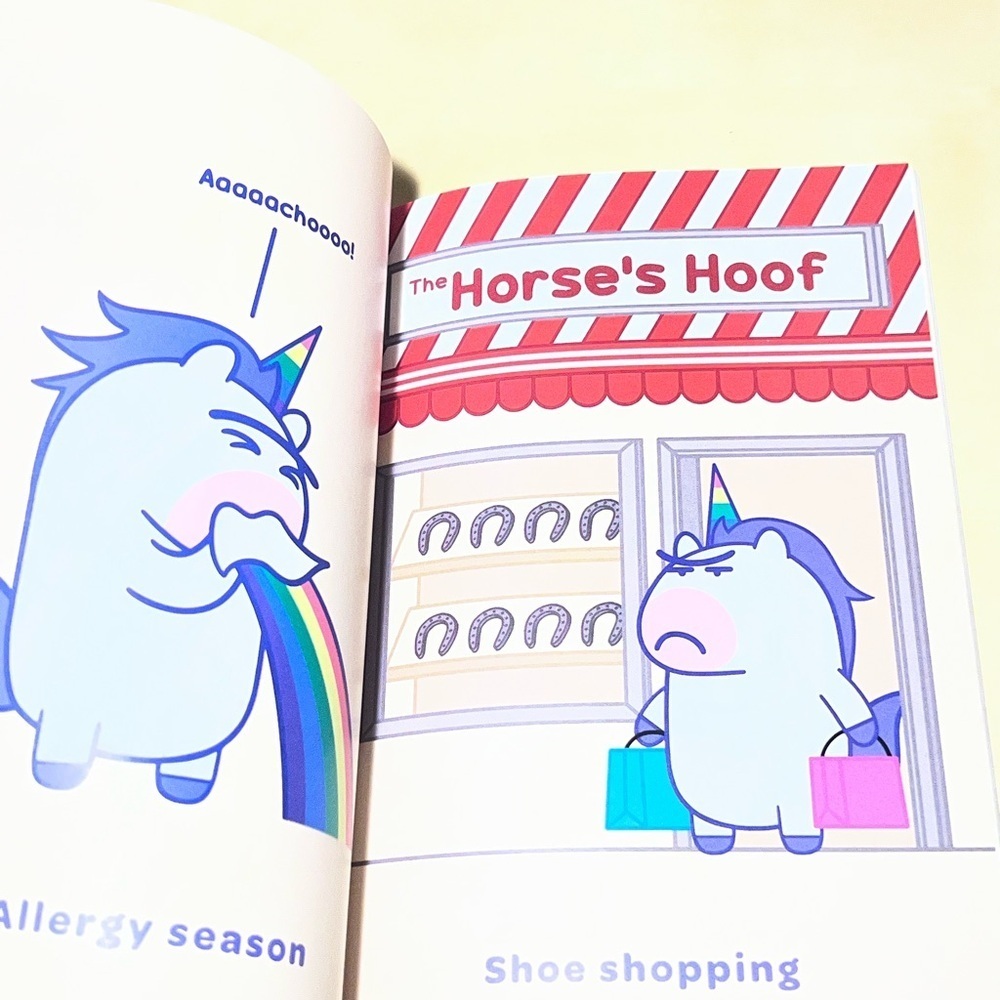 Grumpy Unicorn by Joey Spiotto Scholastic Graphic Novel Comic Book - Picture 3 of 4